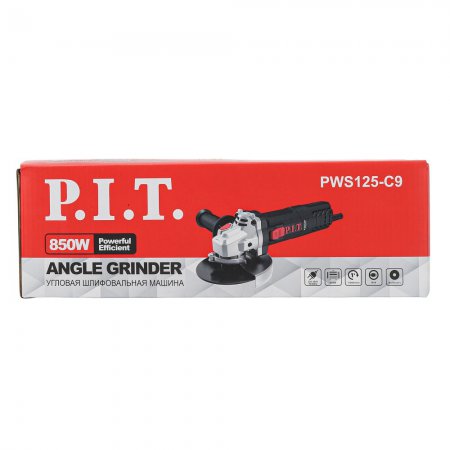 Угловая шлифмашина PIT PWS125-C9 - Фото 3