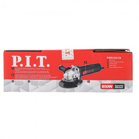 Угловая шлифмашина PIT PWS125-C9 - Фото 4