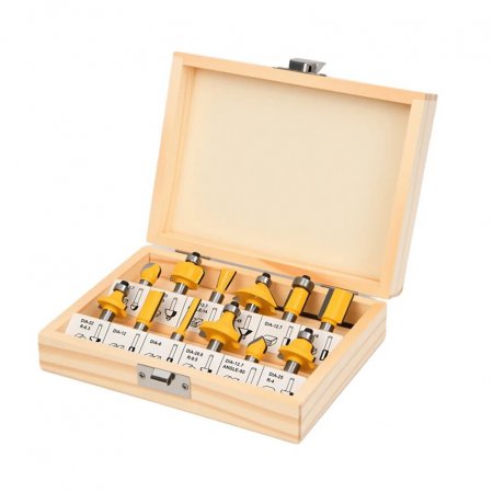 Набор фрез по дереву DELI DH-MXD008-EH1