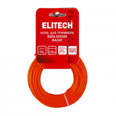 Леска для триммера ELITECH 0809.029300