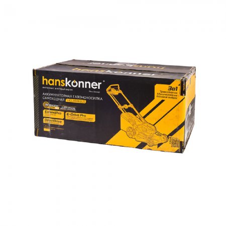 Газонокосилка аккумуляторная Hanskonner HCL4046BLS без АКБ/ЗУ - Фото 9