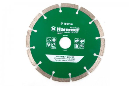 Диск алмазный Hammer Flex 206-103 DB SG (150*22мм)