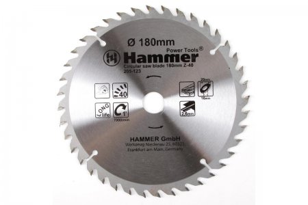 Диск пильный Hammer Flex 205-123 CSB WD