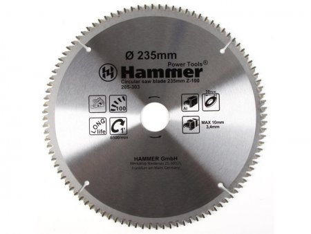 Диск пильный Hammer Flex 205-303 CSB AL