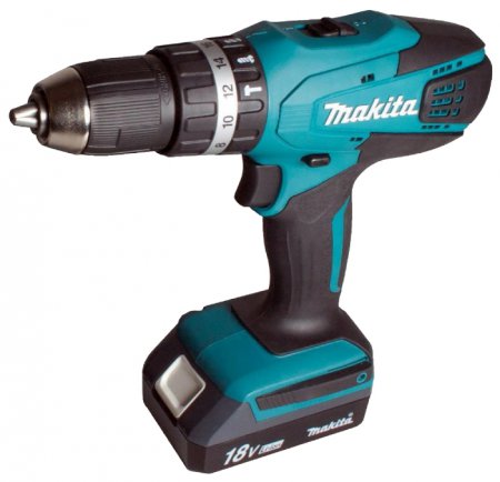 Аккумуляторная дрель ударная Makita HP457DWE