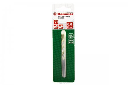 Сверло Hammer Flex 202-303 DR CR 6,0мм*100/60мм