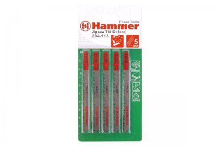 Пилка для лобзика Hammer Flex JG WD T101D