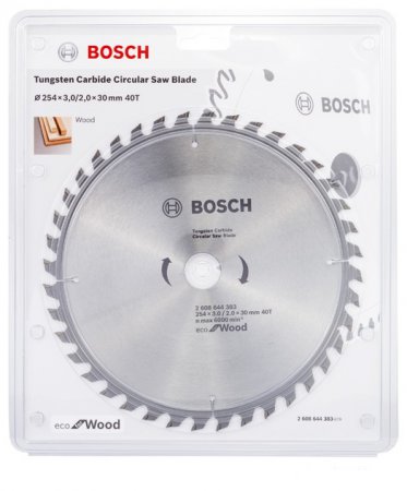 Диск пильный BOSCH ECO WO 2.608.644.383 254*30-40T