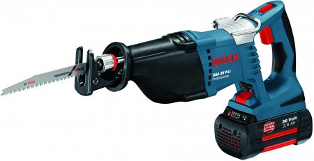 Аккумуляторная сабельная пила BOSCH GSA 36 V-Li 0.601.645.R02