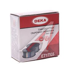 Проволока сварочная порошковая DEKA E71TGS, 1 кг