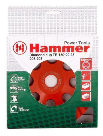 Чашка алмазная Hammer Flex 206-203 CUP TB