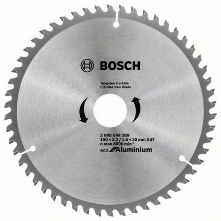 Диск пильный по алюминию BOSCH ECO AL 2.608.644.389 