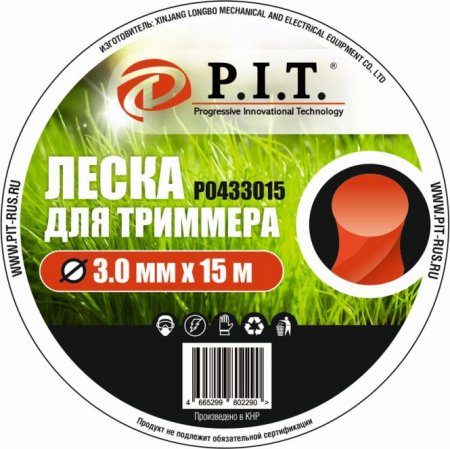 Леска для триммера P.I.T. Р0433015 