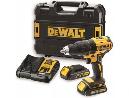 Аккумуляторная дрель-шуруповерт ударная DeWalt DCD778S2T-QW