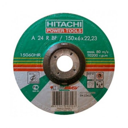 Диск шлифовальный HITACHI 150 60 HR