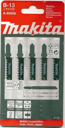 Пилки для лобзика Makita А-85656