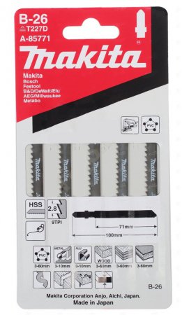 Пилки для лобзика Makita А-85771