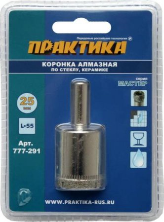 Коронка алмазная ПРАКТИКА 777-291 