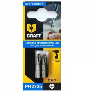 Бита GRAFF PH 2x25 мм