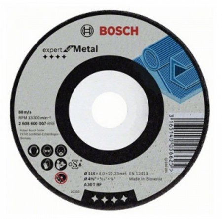 Диск обдирочный по металлу BOSCH 2.608.600.389