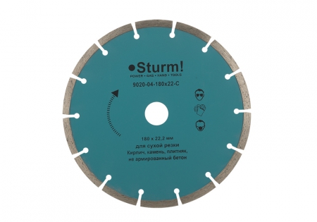 Алмазный диск STURM 9020-04-180x22-C
