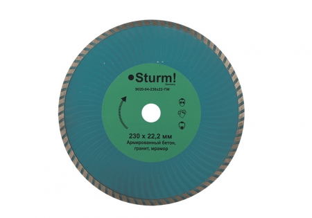 Алмазный диск STURM 9020-04-230x22-TW