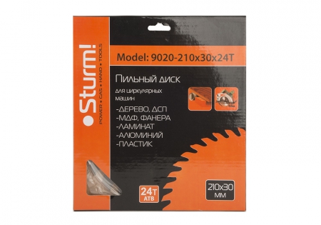 Пильный диск Sturm 9020-210x30x24T